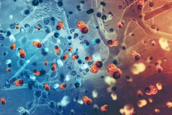 photo of medical illustration cancer cells body